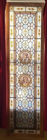 LEADED GLASS SIDE PANELS