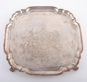 ENGLISH STERLING TRAY