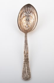 TIFFANY STERLING STRAINING SPOON
