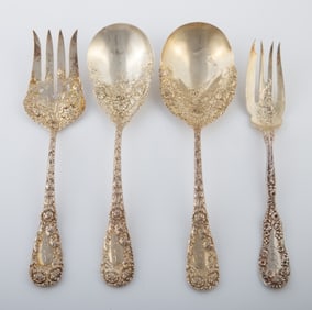 (4) STERLING SERVING UTENSILS