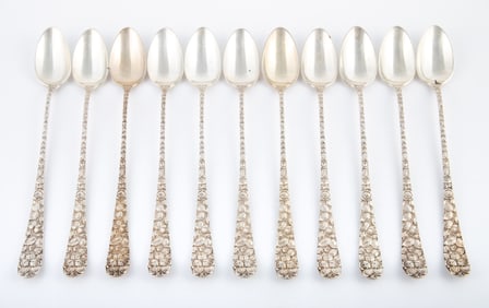 (11) SCHOFIELD STERLING ICED BEVERAGE SPOONS