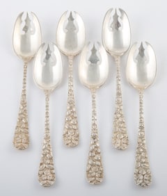 (6) SCHOFIELD STERLING ICE CREAM SPOONS