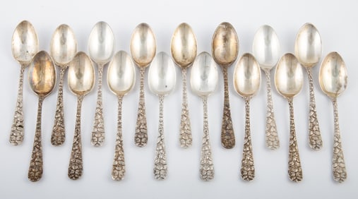 (16) SCHOFIELD STERLING DEMITASSE SPOONS