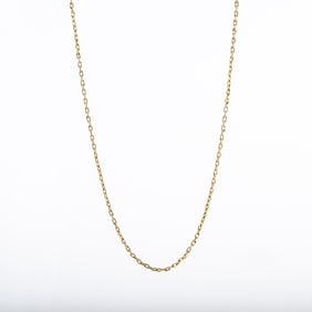 18K LONG GOLD CHAIN NECKLACE