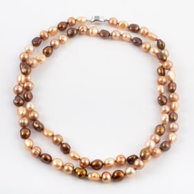 BROWN PEARL NECKLACE