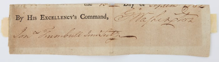 GEORGE WASHINGTON SIGNATURE