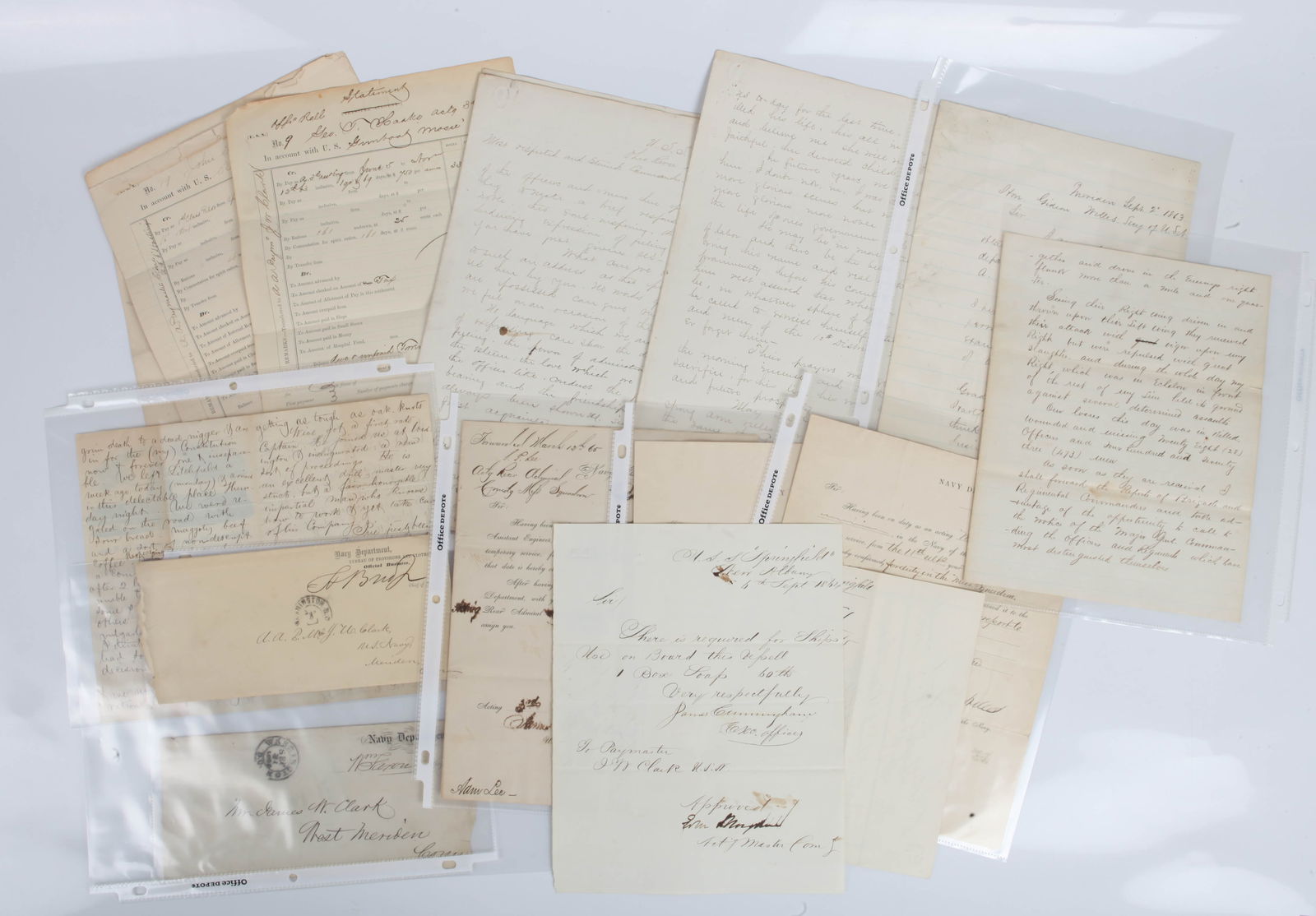 (20+/-) PCS. MILITARY PAPER EPHEMERA (1 of 5)