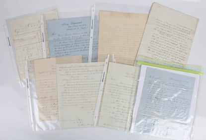 (17) MILITARY PAPER EPHEMERA