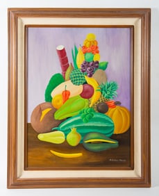P. AUGUSTE HAITIAN PAINTING