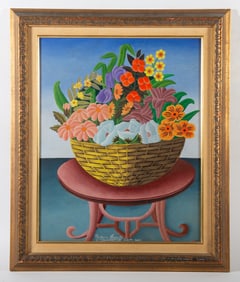 P. AUGUSTE HAITIAN PAINTING