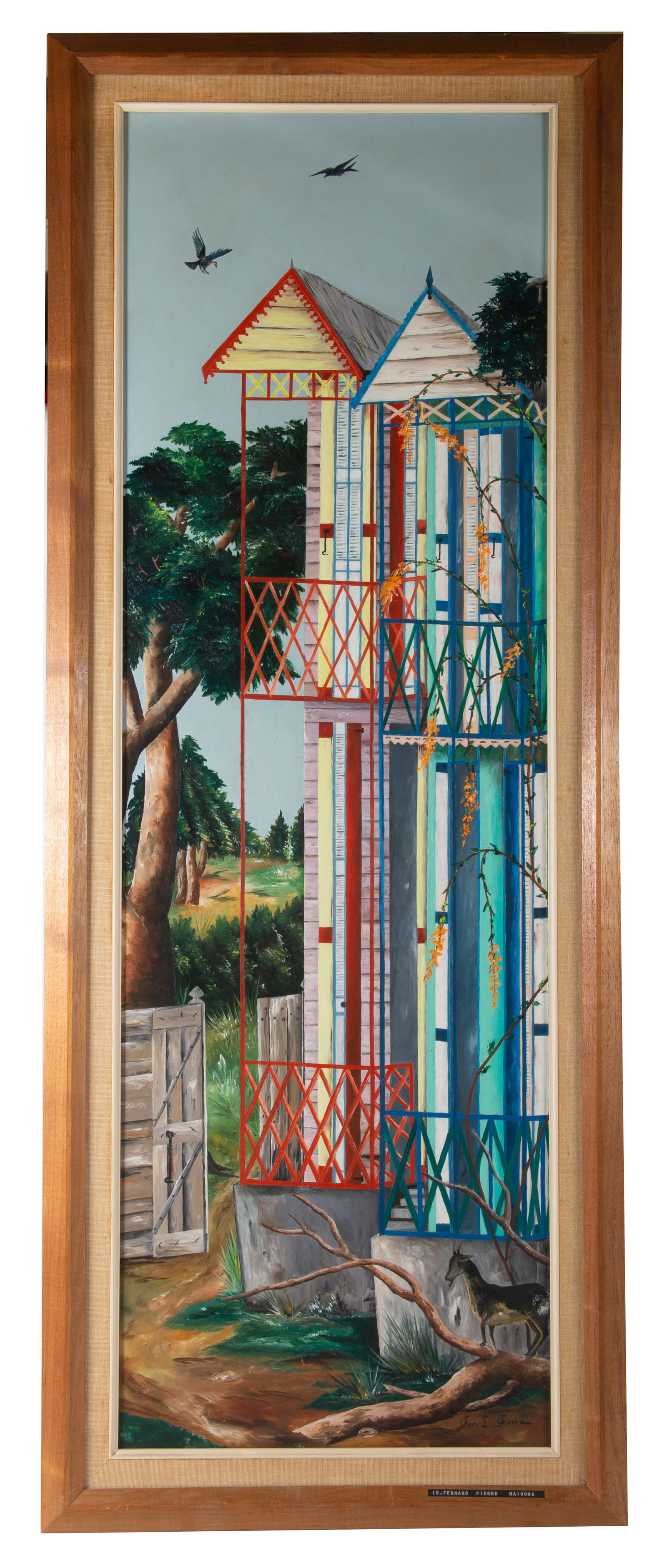 F. PIERRE HAITIAN PAINTING (1 of 3)