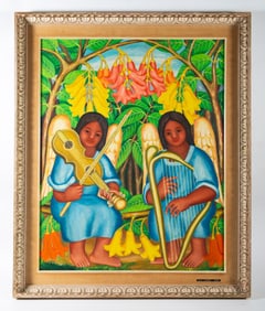 G. LEVEQUE HAITIAIN PAINTING