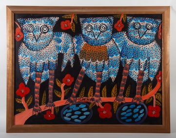 S. BLANCHARD HAITIAN PAINTING