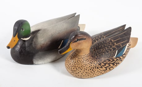 L. T. WARD MALLARD MINIATURES - PAIR