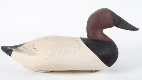 BRYAN CANVASBACK DECOY