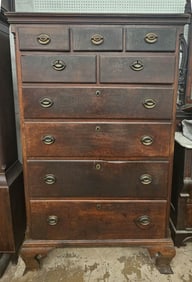 CHIPPENDALE TALL CHEST