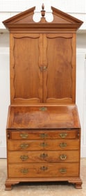 CHIPPENDALE SECRETARY - TWO PIECE