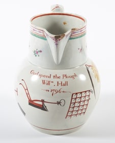 PRATT WARE HARVEST JUG