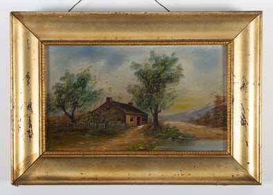 VICTORIAN COTTAGE PAINTING