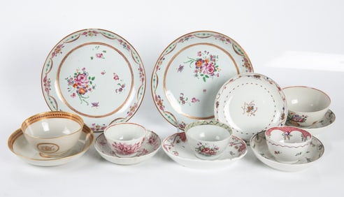 EXPORT PORCELAIN (13) PCS.