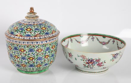 EXPORT PORCELAIN (2) PCS.