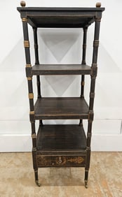 CLASSICAL PAINTED ETAGERE
