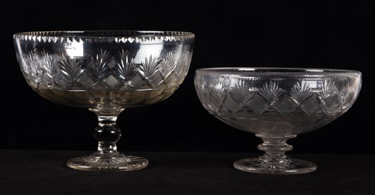 EARLY CRYSTAL COMPOTES (2)