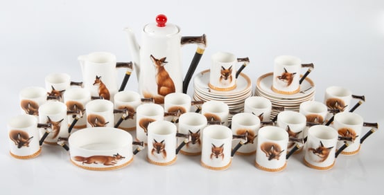 ROYAL DOULTON "FOX" DEMITASSE (50)