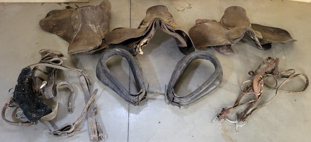 LEATHER SADDLES & TACK