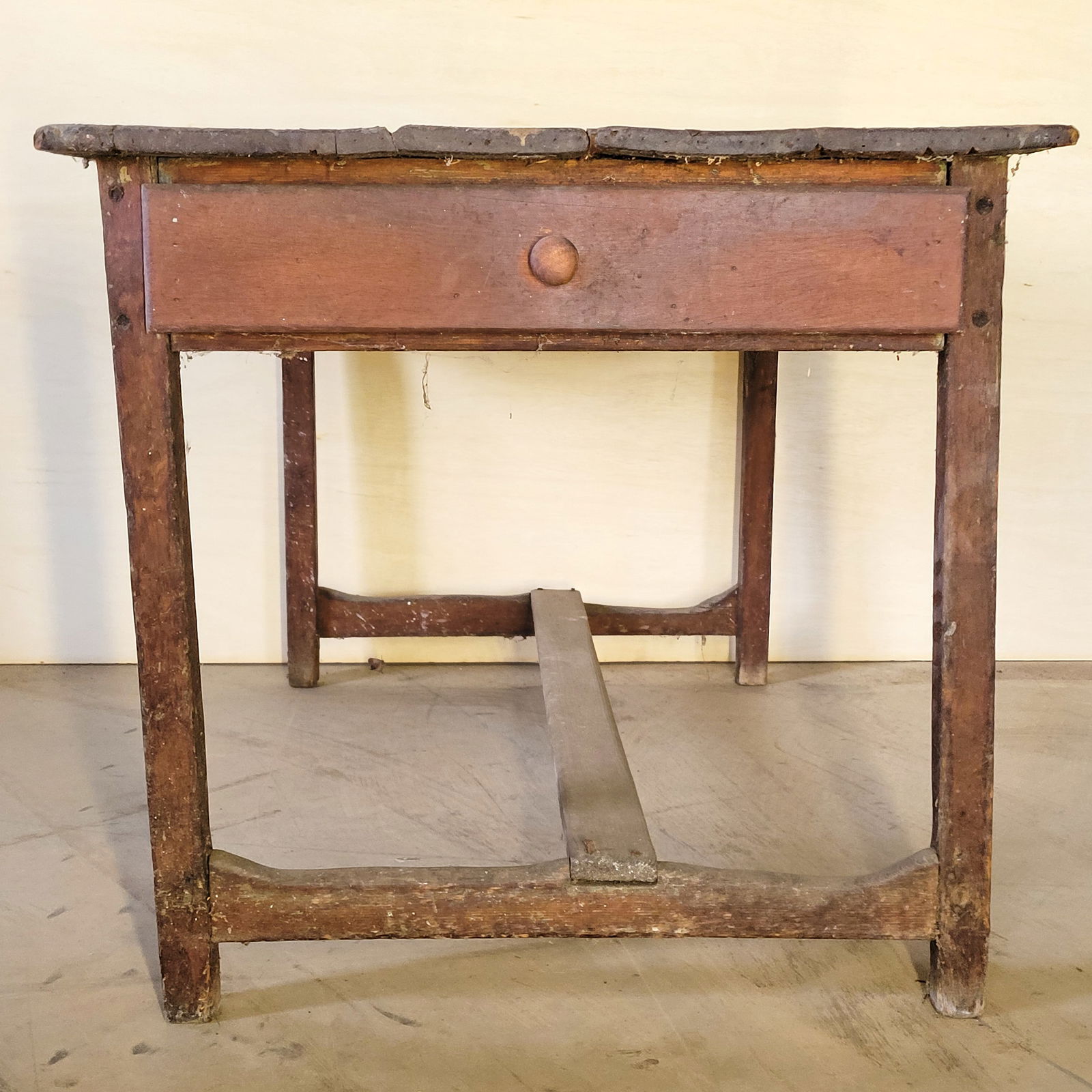 PRIMITIVE ONE DRAWER TABLE (1 of 5)