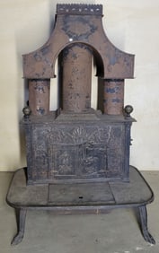 CAST IRON COLUMN STOVE