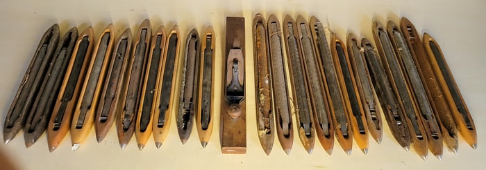 VINTAGE BLOCK PLANE & LOOM SHUTTLES