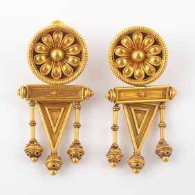 GOLD DANGLE EARRINGS