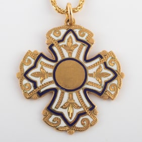 18K GOLD CHAIN with DROP