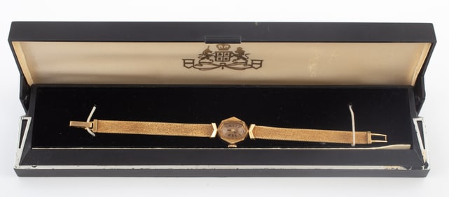 14K LUCIEIN PICCARD WATCH