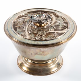 ASPREY POT POURRI STERLING BOWL