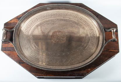 VICTORIAN SHEFFIELD TRAY