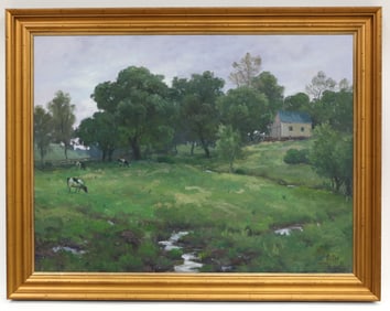 JOHN SILLS "GREY DAY" PAINTING