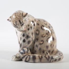 ROYAL COPENHAGEN SNOW LEOPARD