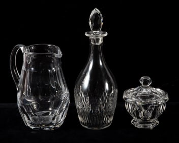 BACCARAT CRYSTAL (3) PIECES
