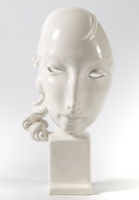 MEISSEN ART DECO MASK