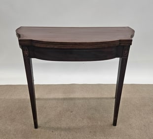 HEPPLEWHITE CARD TABLE