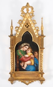 MADONNA PORCELAIN PLAQUE