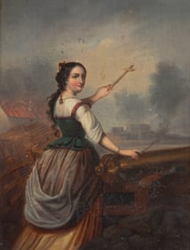 PAINTING OF DEFENSE OF SPAIN