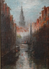 H. BURGERS CANAL PAINTING