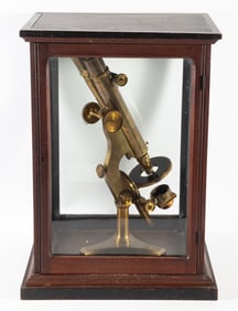 BECK BRASS MICROSCOPE