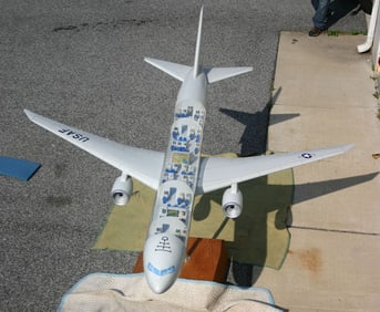 U.S. AIRFORCE TRANSPORT AVIATION CUT-AWAY MODEL
