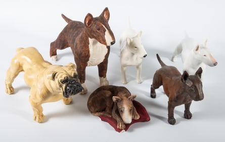 BULL TERRIER / BULL DOG FIGURES
