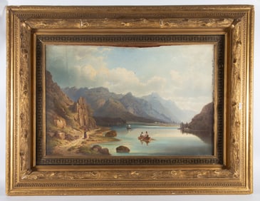 VICTORIAN PAINTING / FRAME