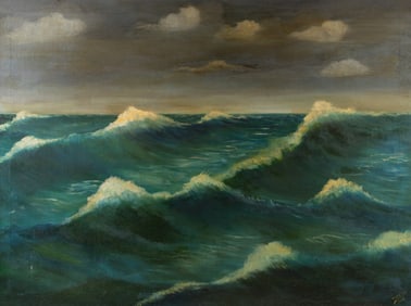 WAGNER PAINTING OF WAVES